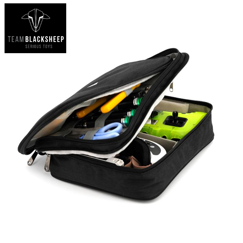 Fpv Drone Bag - ラジオ送信機用収納ハンドバッグ、Blacksheepギア、ナイロンEVA、Fatshark、Skyzone、fpvゴーグル、tango 2、v2、tbsチーム