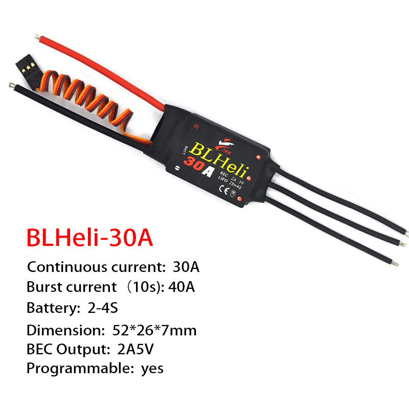 1-3 個ブラシレス ESC BLHeli 20A 30A  - Fpv Drone Motor のレビューと価格