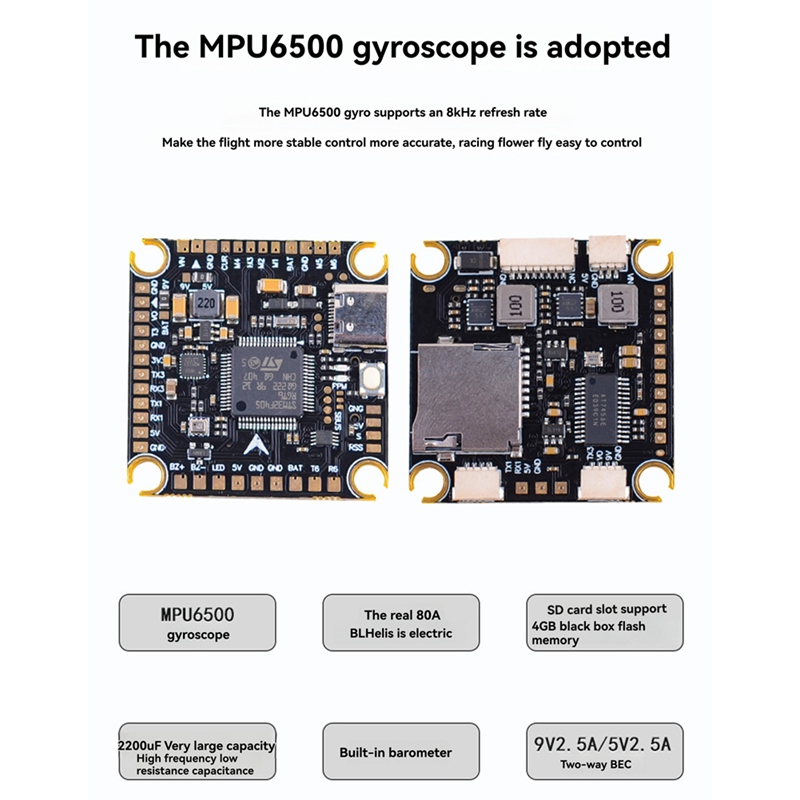 80A+F405/F722 STACK 13インチFPVドロ - Fpv Drone Flight Controller のレビューと価格