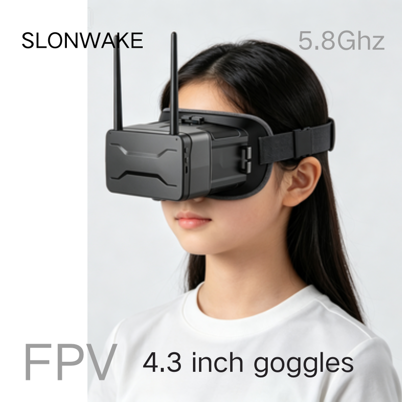 5.8G FPVゴーグル 4.3インチ 480*272ピクセ - Fpv Drone Goggles のレビューと価格