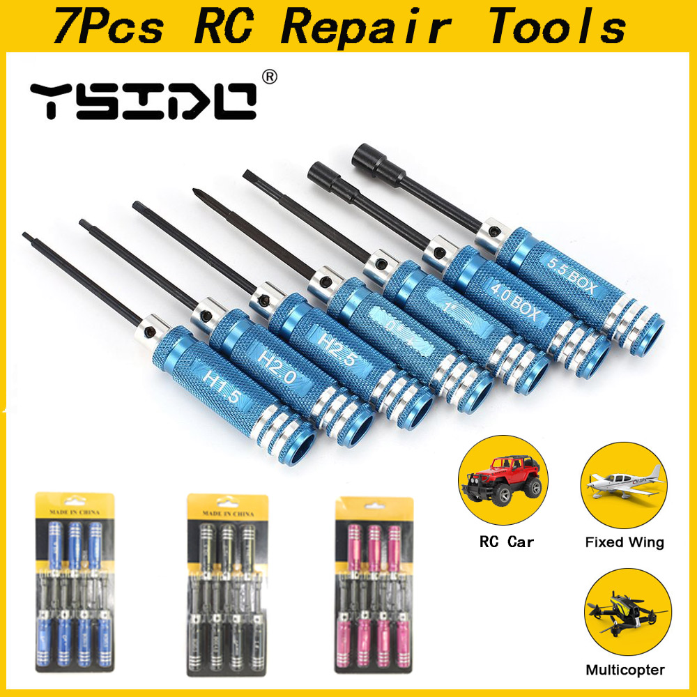 YSIDO 7 個 1.5 2.0 2.5 ミリメートル六角 - Fpv Drone Tool Kit のレビューと価格